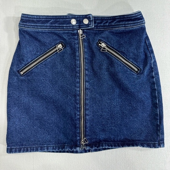 Rag and bone marcy racer denim mini skirt size 25 - Picture 3 of 12